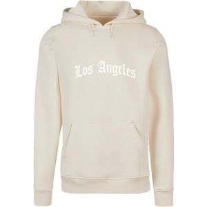 Mister Tee - Los Angeles Wording Hoody - Whitesand