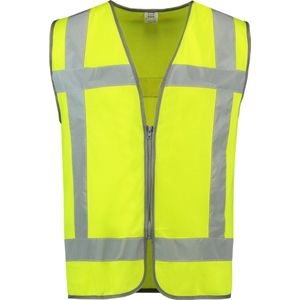 Tricorp - Veiligheidsvest RWS Rits - 453019 - fluor geel - maat XS-S