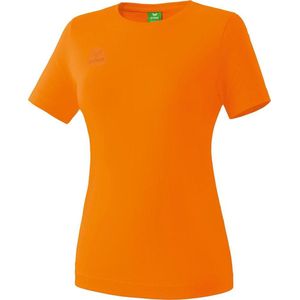 Erima Basics Dames Teamsport T-Shirt - Shirts  - oranje - 48