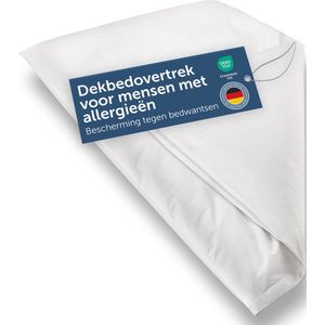 Blumtal Dekbedhoes - Anti-allergie - Anti-mijt dekbed beschermer - Wit - 155 x 220 cm