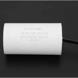 Motorcondensator 20Uf 450Vac Motorloopcondensator Cbb60 Motorstartcondensator 450V 20Uf met Draad