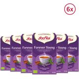 Yogi Tea Forever Young - Biologische Thee - 6x17 Stuks - 102 Theezakjes - NL-BIO-01