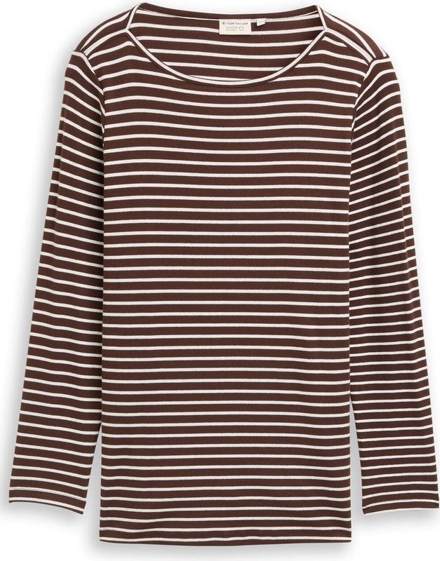 Tom Tailor - Longsleeve - Gestreept - Katoen