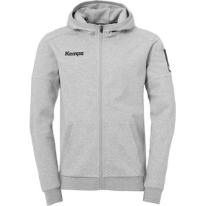 Kempa Status Capuchon Jas Grijze Melange Maat 3XL