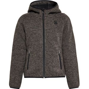 Schmuddelwedda - Fleece Jas - Aardetinten - Gerecycled Materiaal - Capuchon