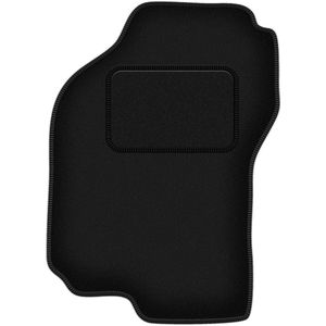 Chauffeursmat zwart voor: Fiat Marea sedan (1995-2001)