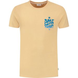 Shiwi - T-Shirt Salt Water Cayman Peach - Heren - Maat XL - Regular-fit