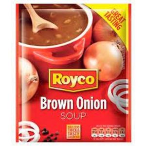 Royco Soup - Brown Onion -2 x 55g- South Africa- (Zuid-Afrika) - (Uiensoep) - (South African)