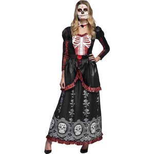 Boland - Kostuum Señora Adriana (40/42) - Volwassenen - Day of the dead - Halloween verkleedkleding - Day of the dead