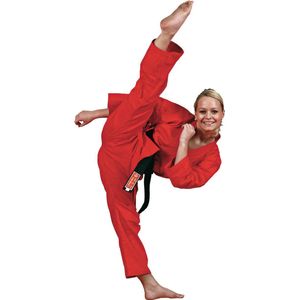 Hayashi karate pak Kirin Kleur: Rood, Maat: 150 cm, Kinderen