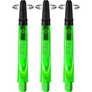 Harrows Carbon 360 Shafts Green - Dart Shafts Medium