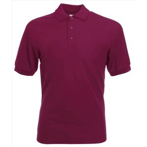 Fruit of the Loom - Classic Pique Polo - Bordeauxrood - XXL