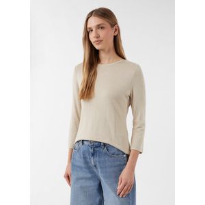 comma - T-Shirt - Slim-fit - Zacht - 3/4 Mouwen