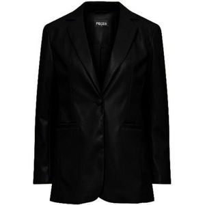 PIECES PCNICOLE LS PU BLAZER Dames Blazer - Maat M