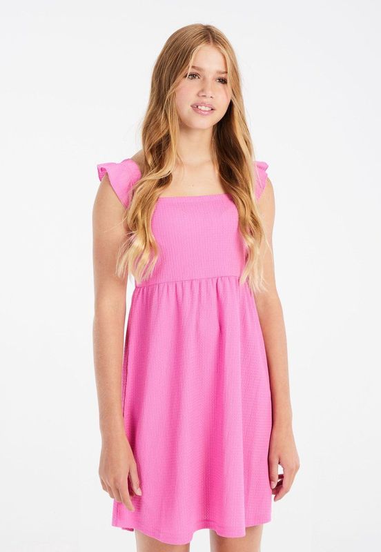 Protest - PRTMitzy JR - Mouwloze Jurk - Polyester - Boven Knielengte