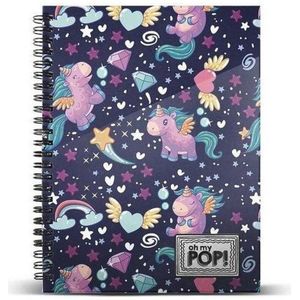 Oh My Pop Magic A4 Notebook