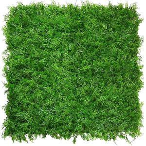 Greenmoods Kunstplanten - Kunsthaag - Varen - Conifeer - 50x50 cm - Voor binnen en buiten