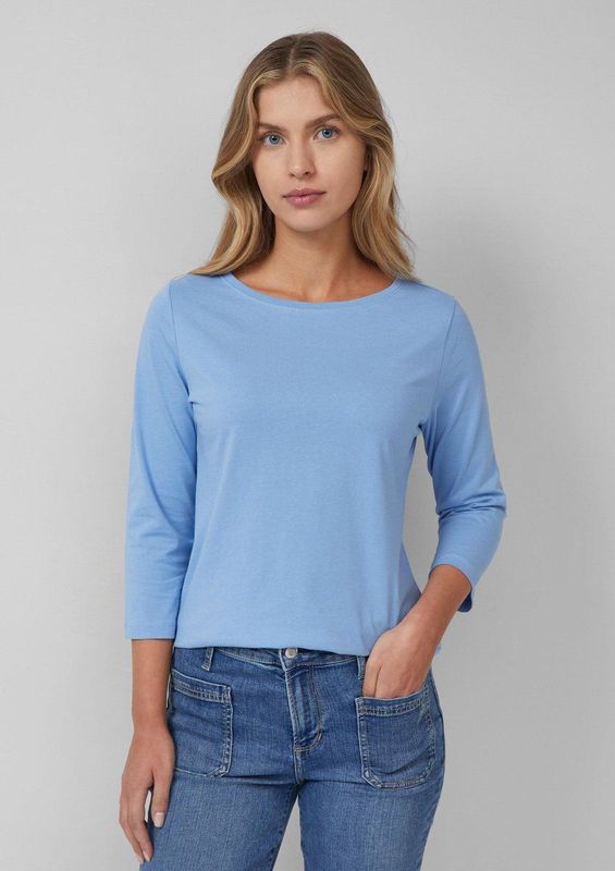 s.Oliver - T-Shirt - Vrouwelijk - Zacht Katoen - 3/4-Mouwen