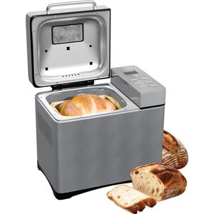 BroodbakMachine - Met Glutenvrij programma - 19 programma's - Tot 1000 gram - Broodmachine met Timer - 650W - RVS - Skoov