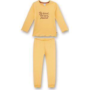 Sanetta pyjama meisjes yellow Dots maat 122