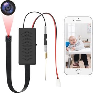 Draagbare WiFi Minicamera - 1080P HD Spioncamera met Bewegingsdetectie