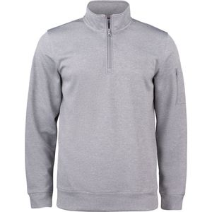 Clique Basic Active Half Zip 021013 - Grijs-melange - XS