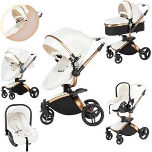 Kinderwagen 3 in 1 - Babywagen 3 in 1 - Wandelwagen - Kinderwagen 3 in 1 Incl Autostoel