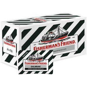 Fisherman's Friend - Salmiak Suikervrij - 24 zakjes