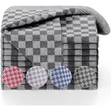 Blumtal Premium Theedoeken - Hoogwaardige Keuken Set - 50 x 70cm, zwart, set van 5