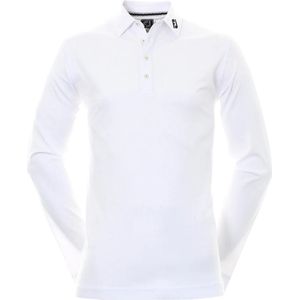FootJoy Thermolite Long Sleeved Golfshirt - Wit - Maat S