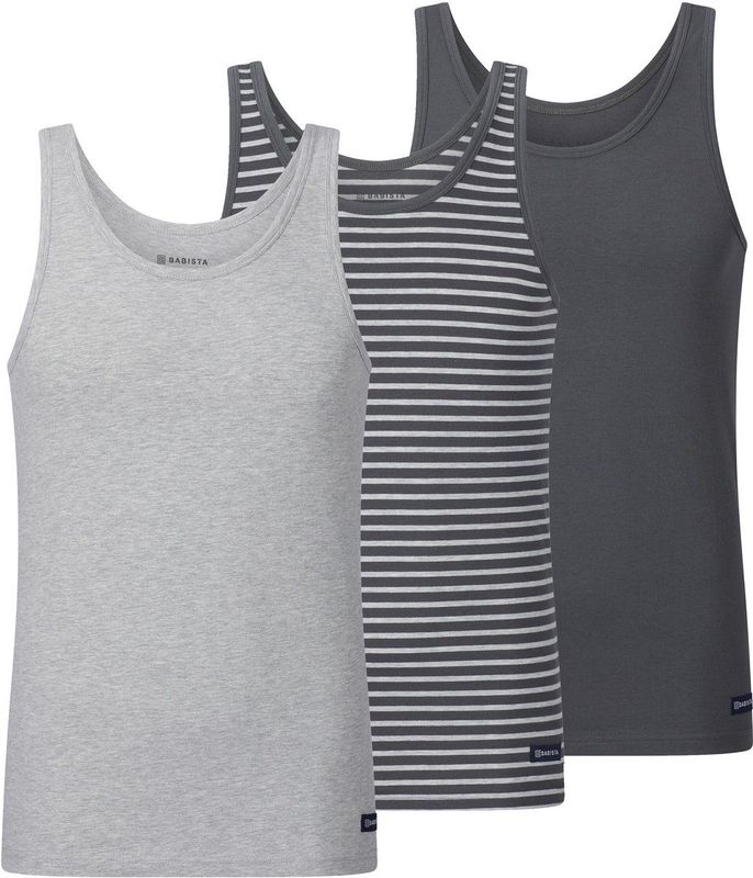 Babista - Set Van 3 Hemden - Grijs - Renzotti