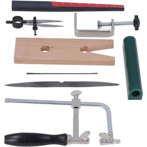 Sieraden Wax Ring Maken Casting Tool Kit - Juweliers Ring Wax Carving Tools - Wax Ring Sizer - Wax Tube File - Sieraden Ring Zaagframe met Bladen - Sieraden Maken Benodigdheden