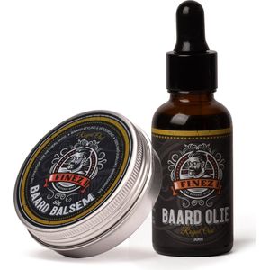 Combo Care Bundel - Baardolie & Baardbalsem met Royal Oak geur- Stimuleert baardgroei - hydrateert