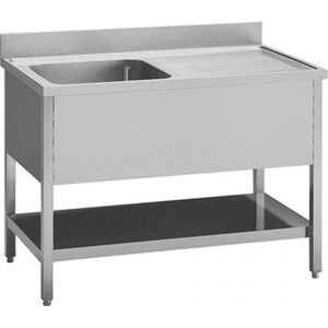 Spoel Tafel 120cm - Multinox 317122 - Horeca & Professioneel