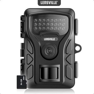 Lensville TR220 - Wildcamera - 48MP - 4K - Incl. 64GB SD-kaart