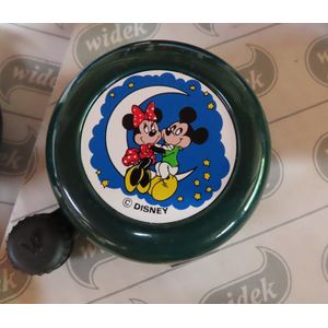 Widek - Fietsbel - Mickey & Minnie mousse -Groen - 55mm