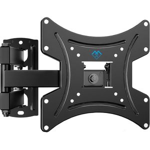 TV Muurbeugel Draaibaar en Kantelbaar – Sterke Beugel voor 13-42 Inch TV’s – Max. 35kg – VESA 200x200 mm – Inclusief Waterpas en Kabelbinders – TV Wandhouder voor LED, LCD, OLED – Ruimtebesparende TV Bevestiging