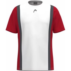 HEAD - Men Club 25 Tech Tee - T-shirt - Rood - Polyester