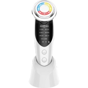 EMS Ion Gezichtsbehandeling Apparaat - Microcurrent Rood Licht Verjonging - Zeven Schoonheid Modi - Drie LED Lichttherapie Modi