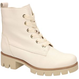 Gabor -Dames - off-white-crÈme-ivoorkleur - enkellaarzen - maat 37
