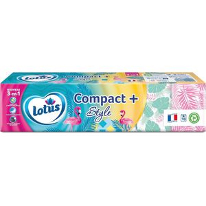 Zakdoeken LOTUS COMPACT + STYLE x 18 hoesjes