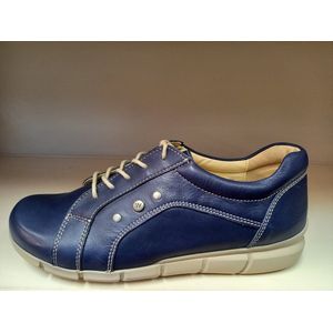 Wolky Molaia veterschoen denim blauw maat 41