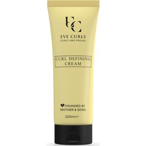 Eve Curls Curl Defining Cream - 200ml - Krullend Haar Producten - Krullen Crème - Curly Girl Producten