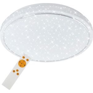 Briloner Leuchten STAR Plafondlamp met sterrenhemel effect - Dimbaar - CCT - Metaal - Wit