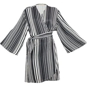 SURI FREY - Wikkeljurk SFY Freyday - Dames Jurken - Zwart/Wit