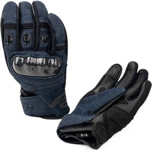 Motor Handschoenen LEXAR DAMES vrouw XS Zomer Blauw denim CE-gekeurd van MOTOBLOUZ
