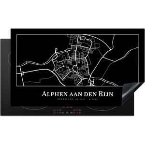 Inductie beschermer - Inductie Mat - Kookplaat beschermer - Kaart - Alphen aan den Rijn - Stadskaart - Plattegrond - Inductie beschermer - Inductie Mat - Kookplaat Beschermer - 91.2x52 cm - Afdekplaat inductie - Inductiebeschermer