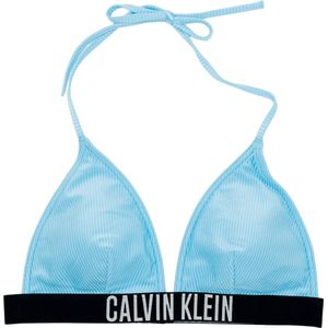 Calvin Klein Triangle Bikini Dames - Blue Tide - Maat L