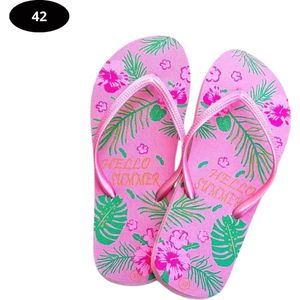 Livano Slippers Dames - Teenslippers - Flip Flops - Comfortabel - Zomer - Roze 37