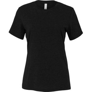 Bella+Canvas Women´s Relaxed CVC Short Sleeve Tee BL6400CVC - Black Heather - S
